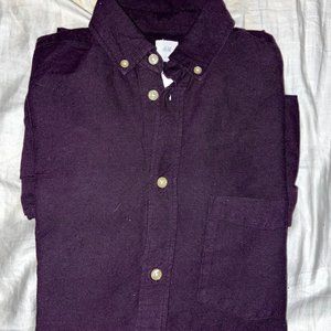 Burgandy Button Down